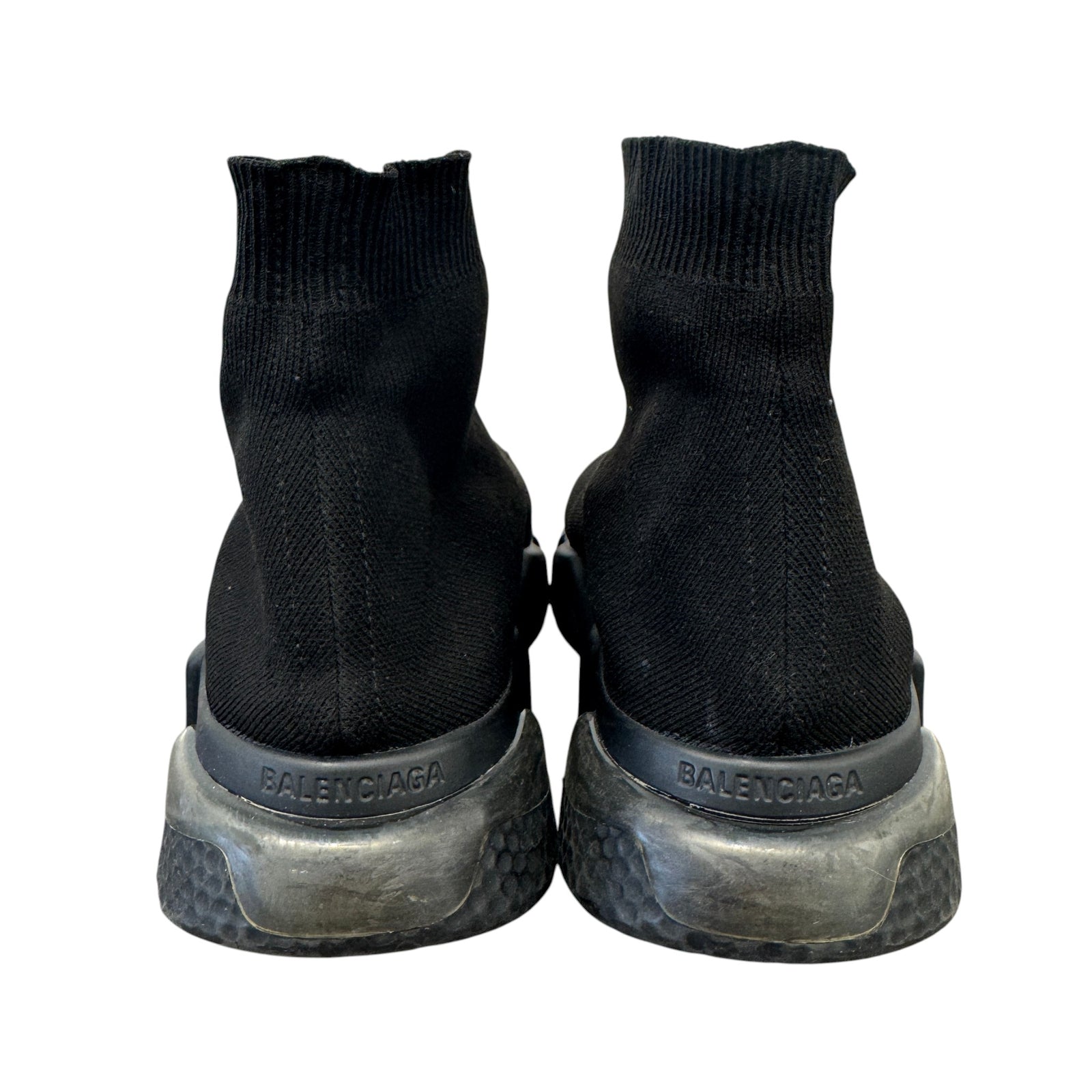 Men's Speed Socks High Trainers Black Size EU 42 / UK 8 - Photo 9