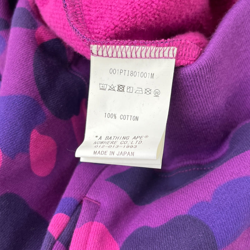 Men's Camo Joggers Purple Size L