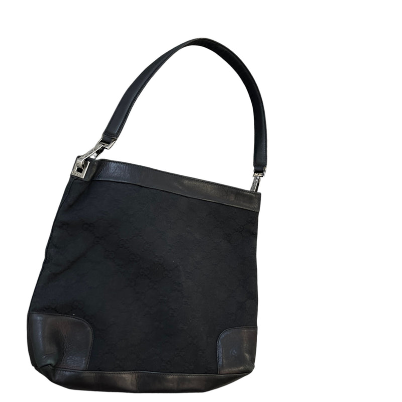 Women's GG Supreme Canvas Tote Handbag Black