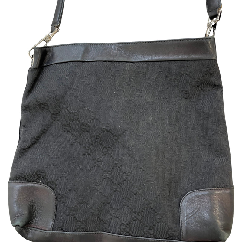 Women's GG Supreme Canvas Tote Handbag Black