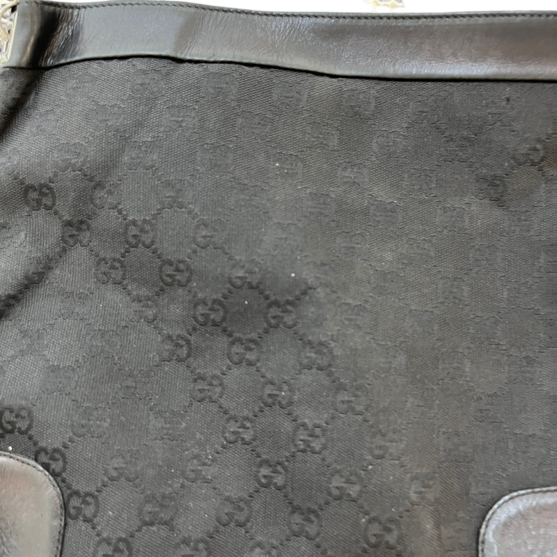 Women's GG Supreme Canvas Tote Handbag Black