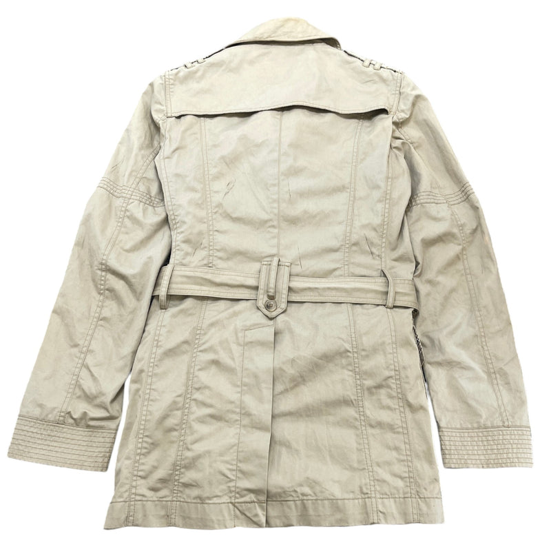 Women's Trench Coat Jacket Beige Size 44 / UK 12