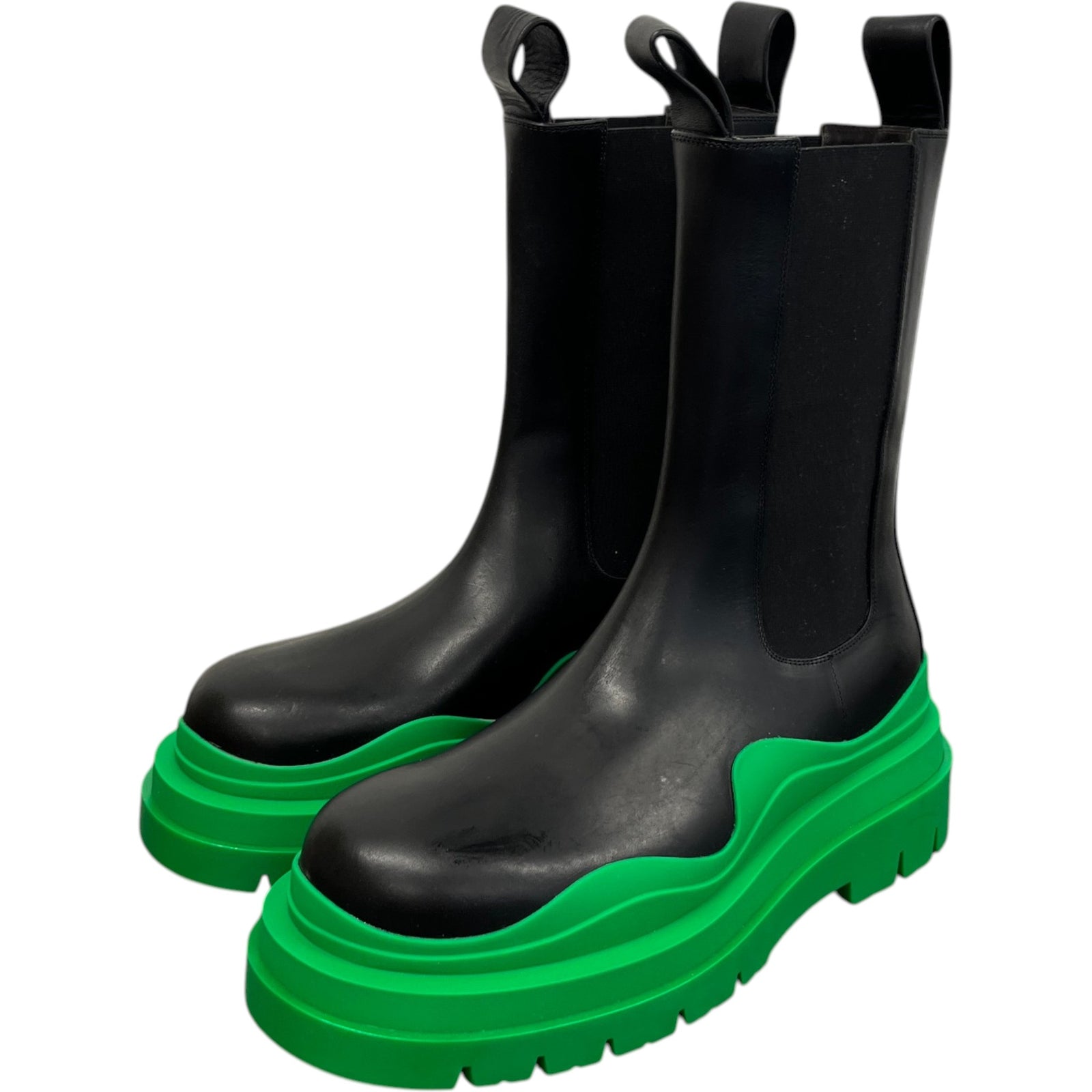 Men's Chunky Platform Tire Boots Black Size EU 42 / UK 8 - Photo 9