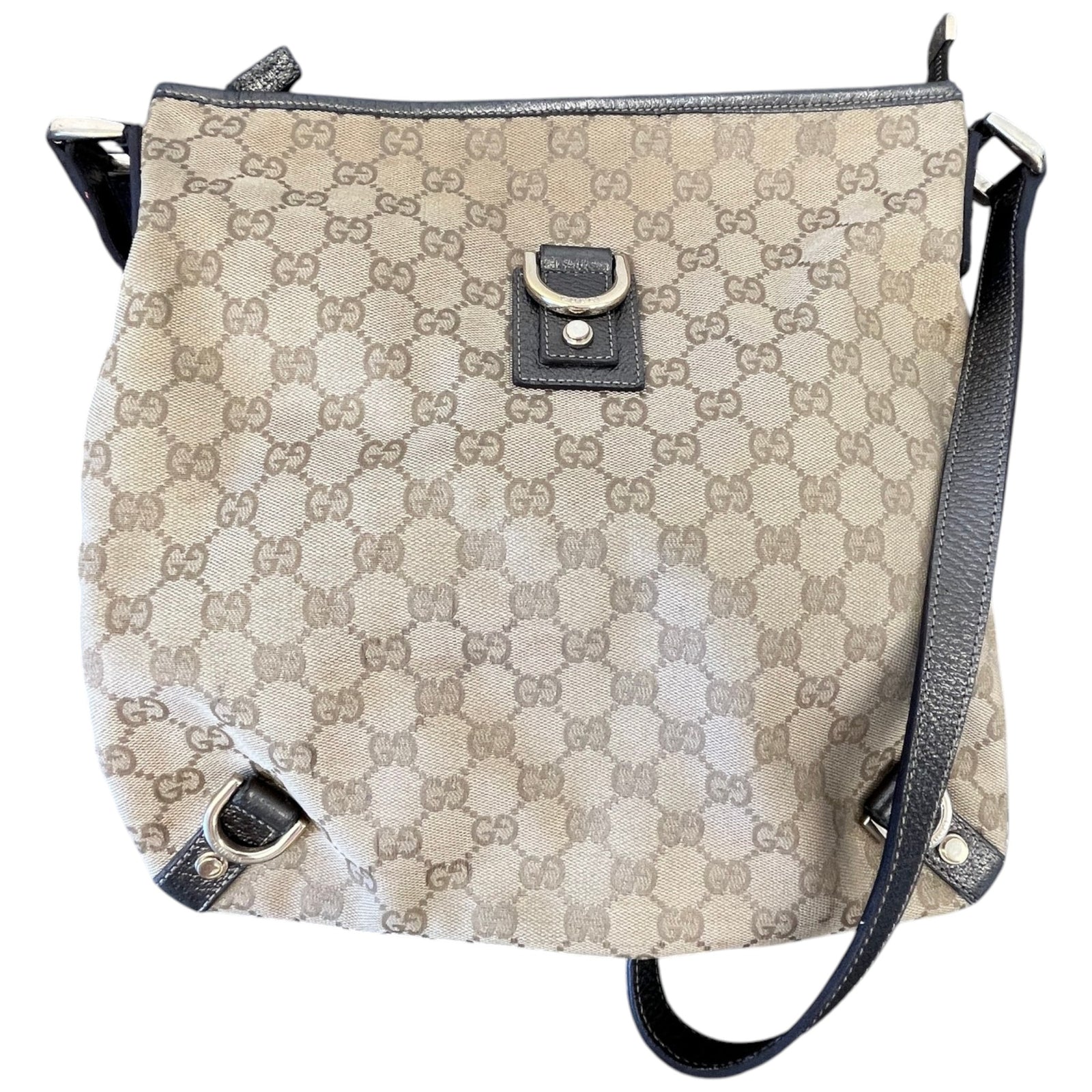 Women's Gg Supreme Abbey D-Ring Bag Beige - Photo 1