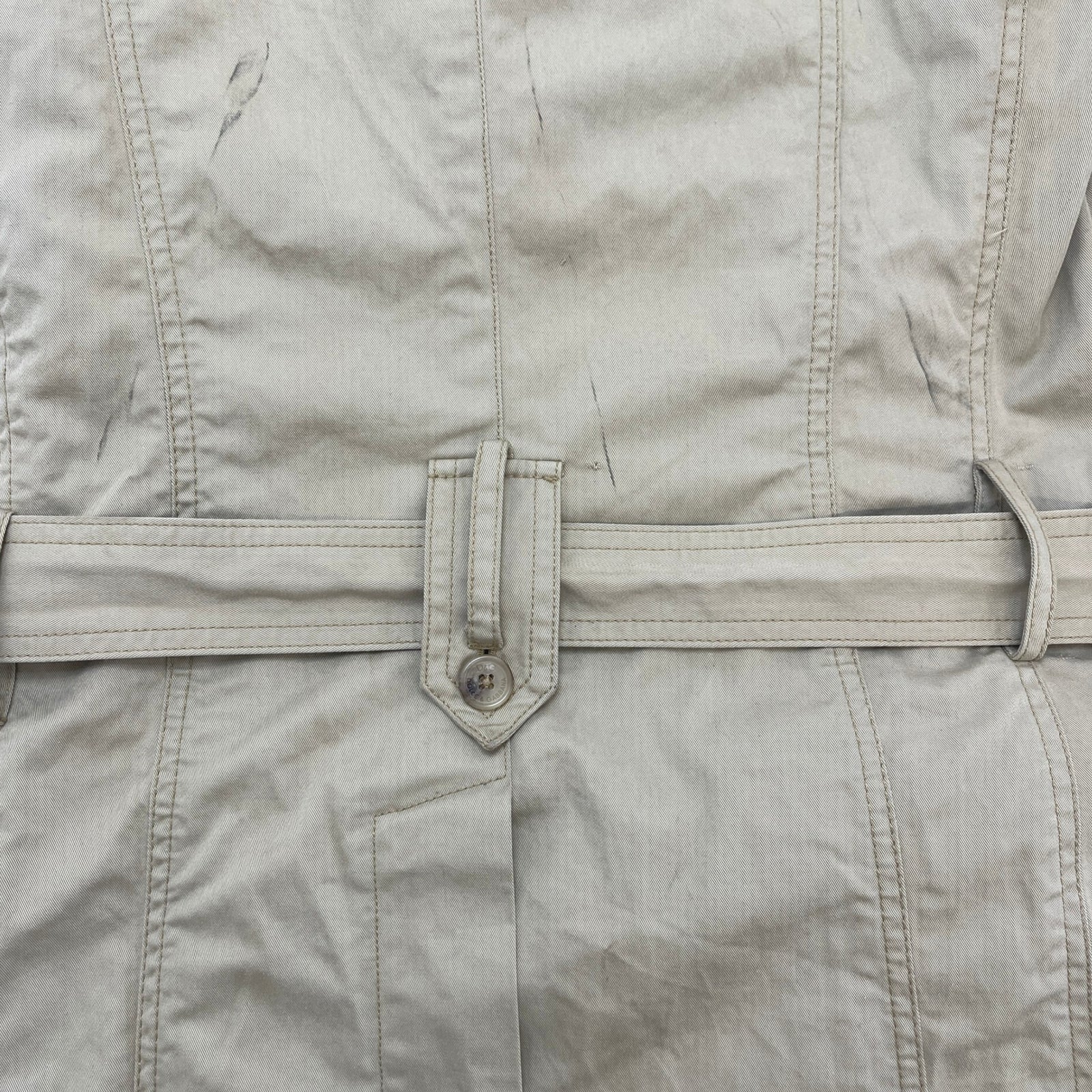 Women's Trench Coat Jacket Beige Size 44 / UK 12 - Photo 12