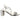 Women's Zucca Ff Logo Slingback Heels White Size EU 37 / UK 4