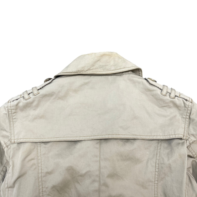 Women's Trench Coat Jacket Beige Size 44 / UK 12