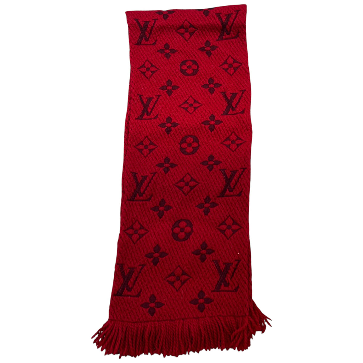 Women's Monogram Logomania Scarf Red - Photo 2