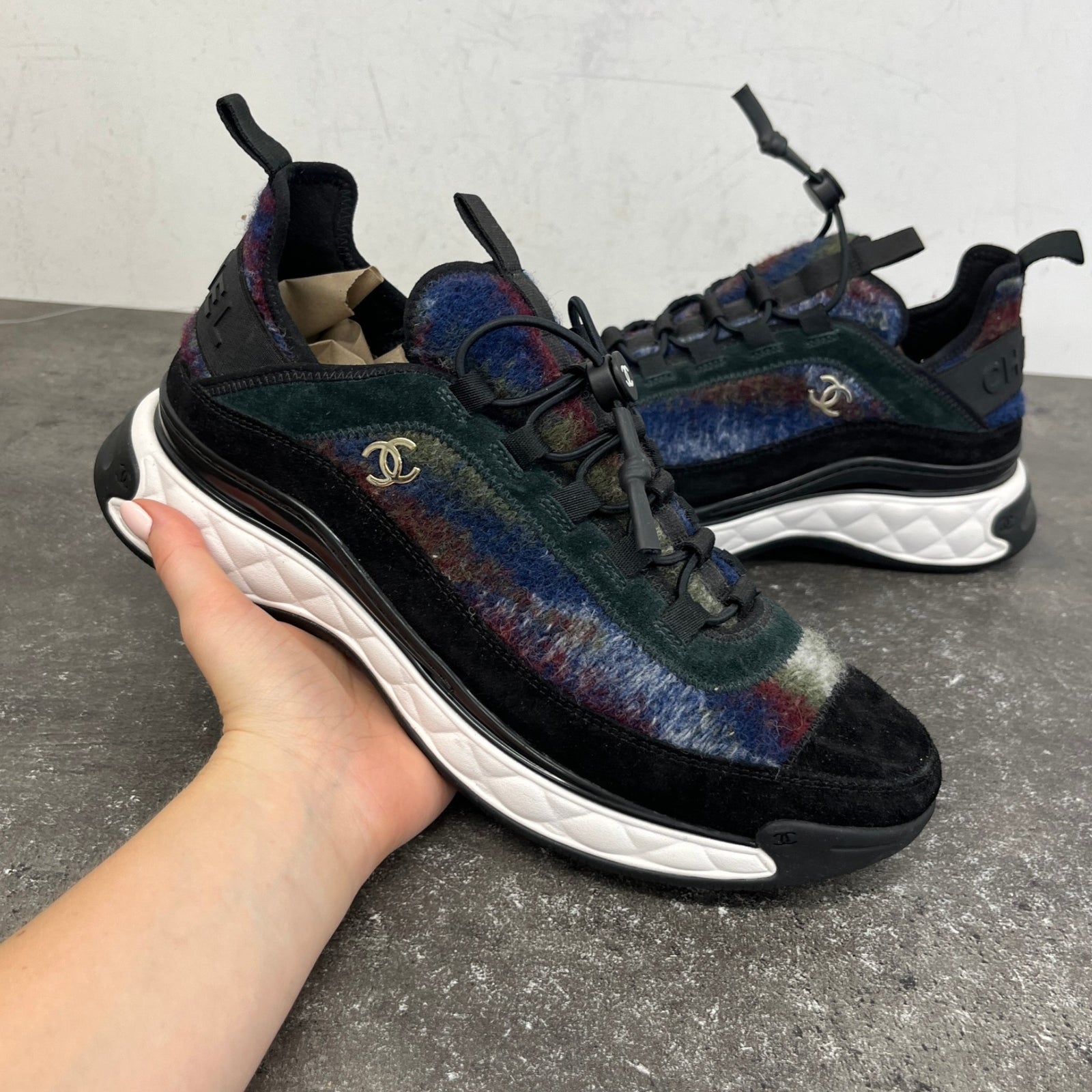 Men's Cc Runner Low Trainers Black Size EU 42 / UK 8 - Photo 12