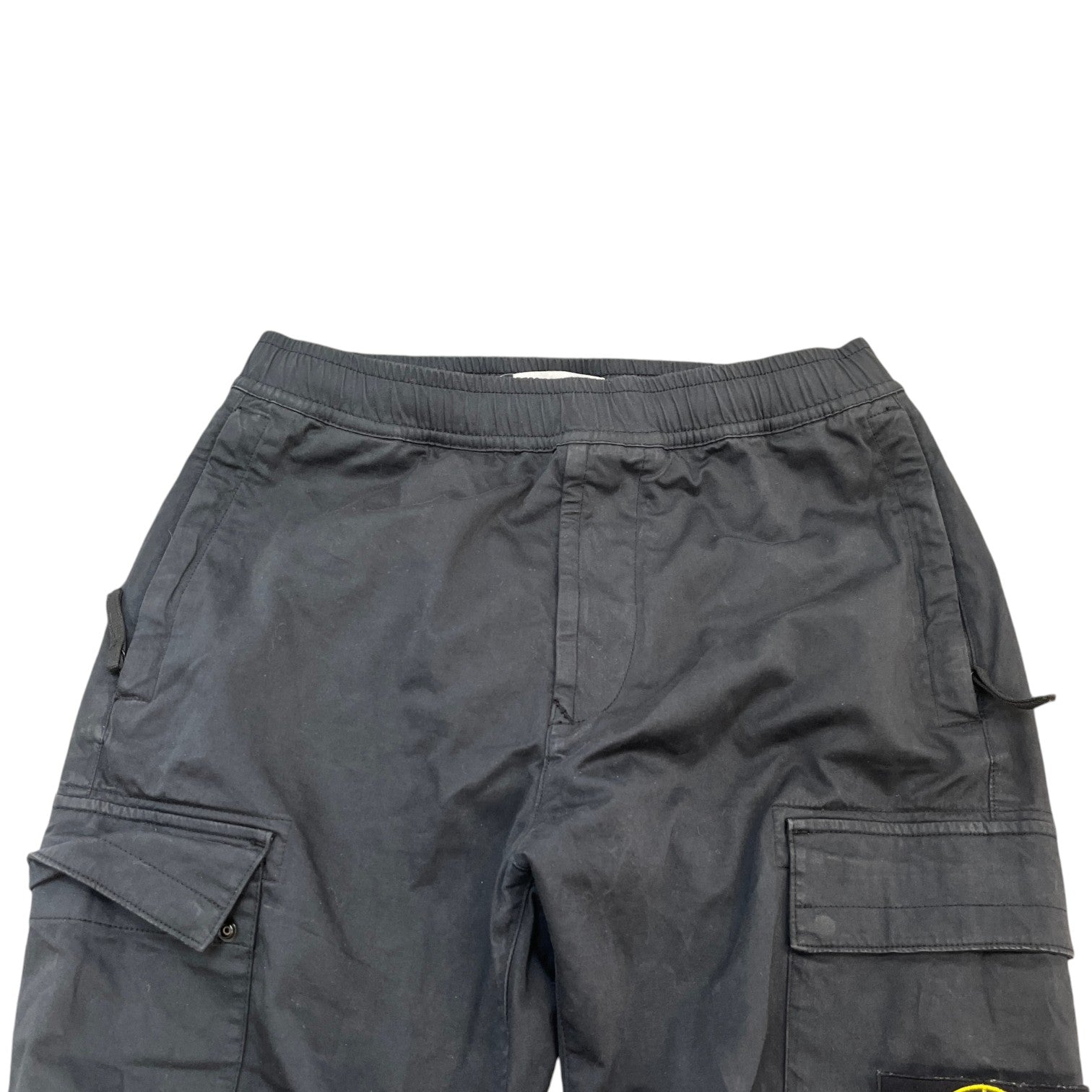 Men's Applique Logo Cargos Black Size Waist 32" - Photo 6