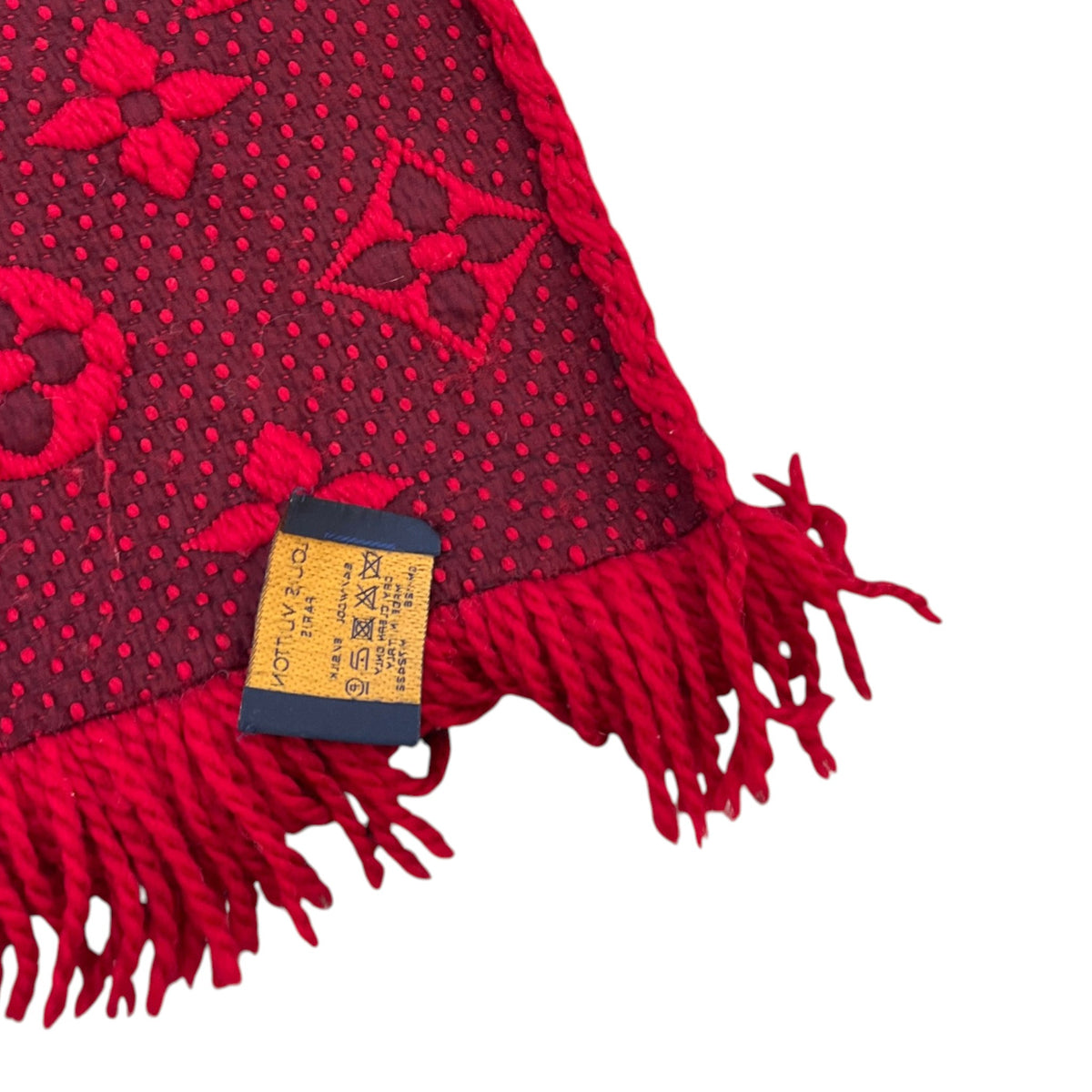 Women's Monogram Logomania Scarf Red - Photo 4