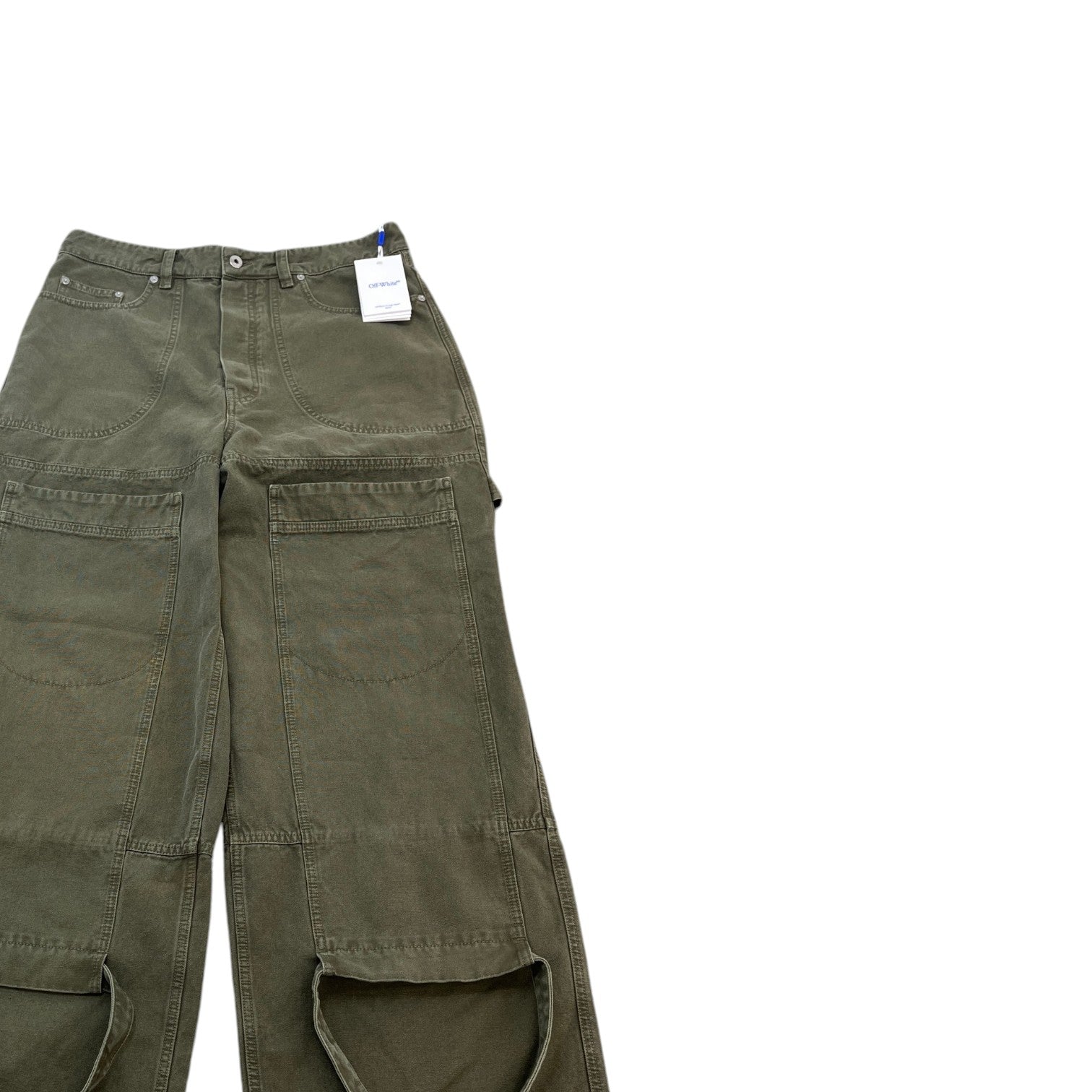 Men's Relax Carpenter Cargos Khaki Size Waist 33" - Photo 3