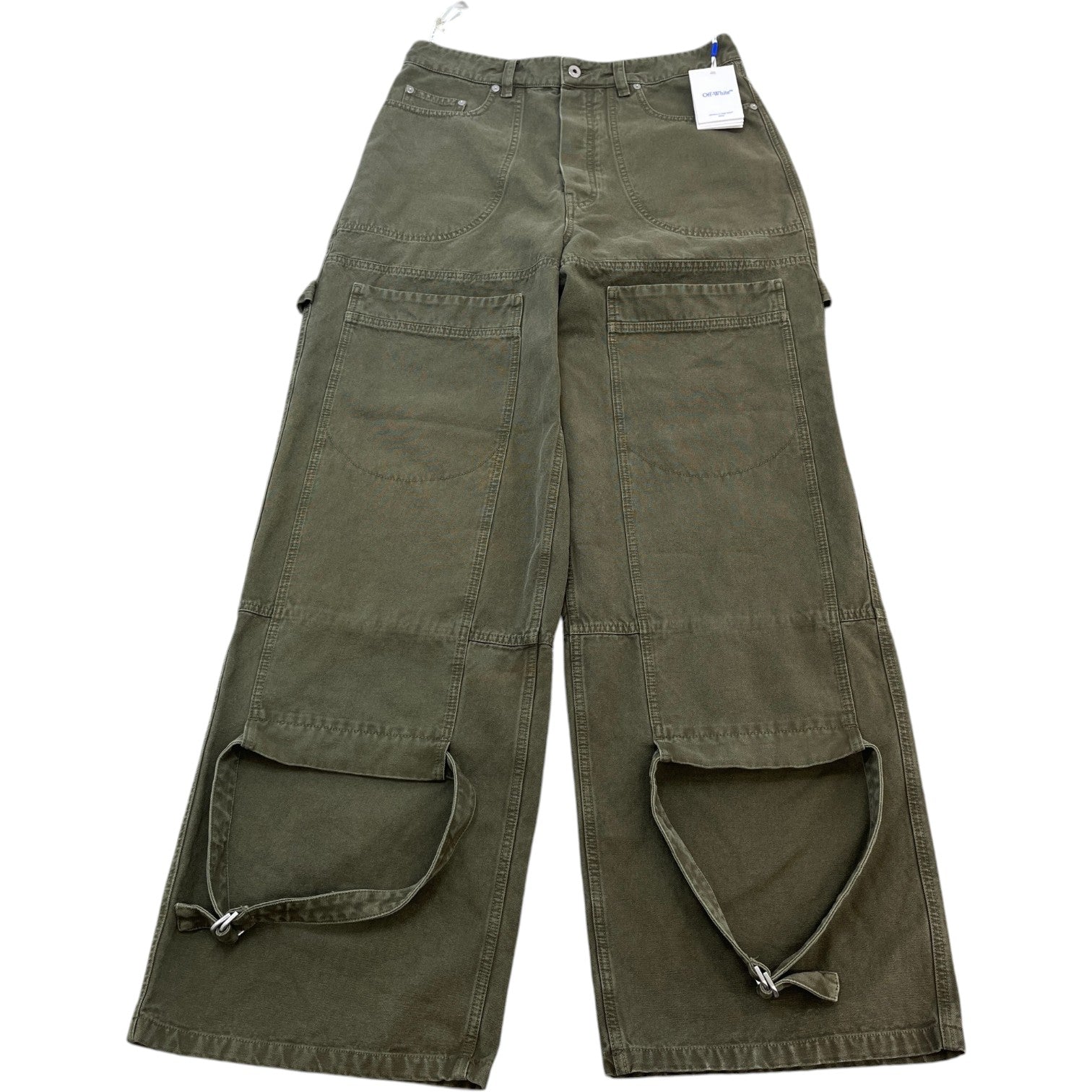 Men's Relax Carpenter Cargos Khaki Size Waist 33" - Photo 1