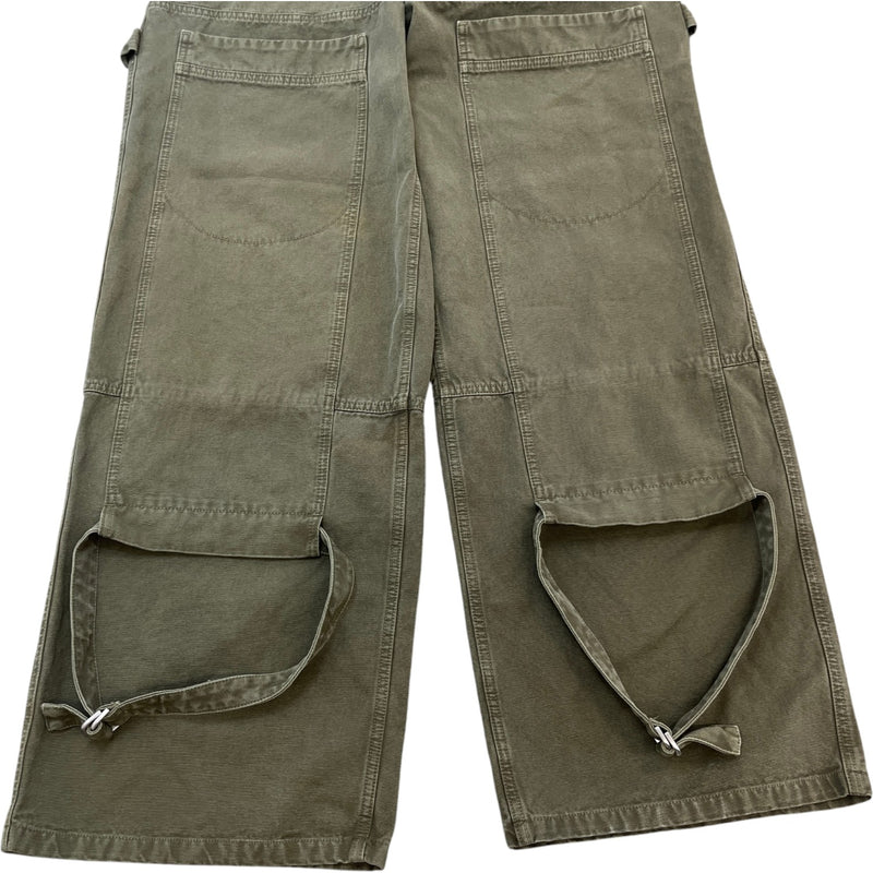 Men's Relax Carpenter Cargos Khaki Size Waist 33"