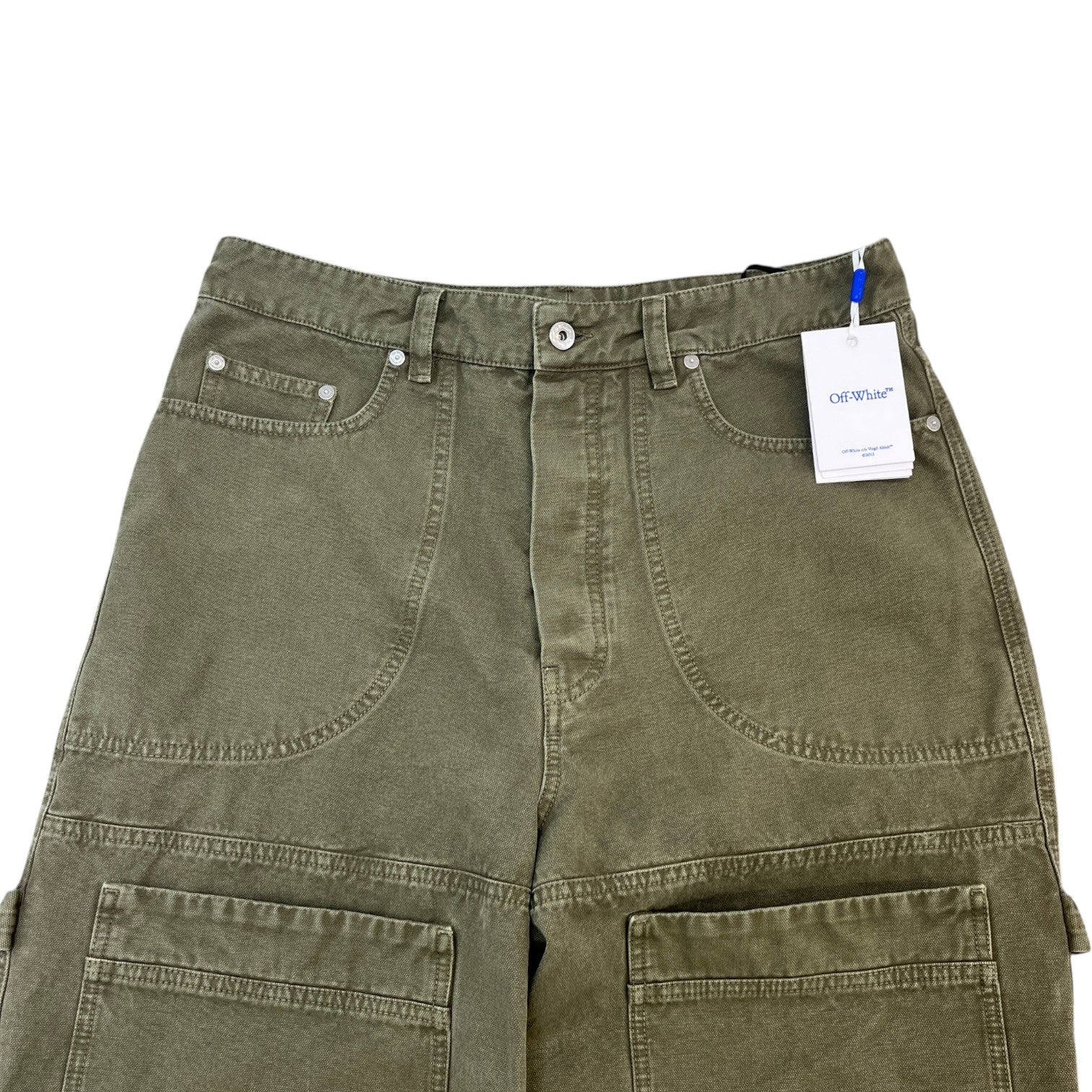 Men's Relax Carpenter Cargos Khaki Size Waist 33" - Photo 6