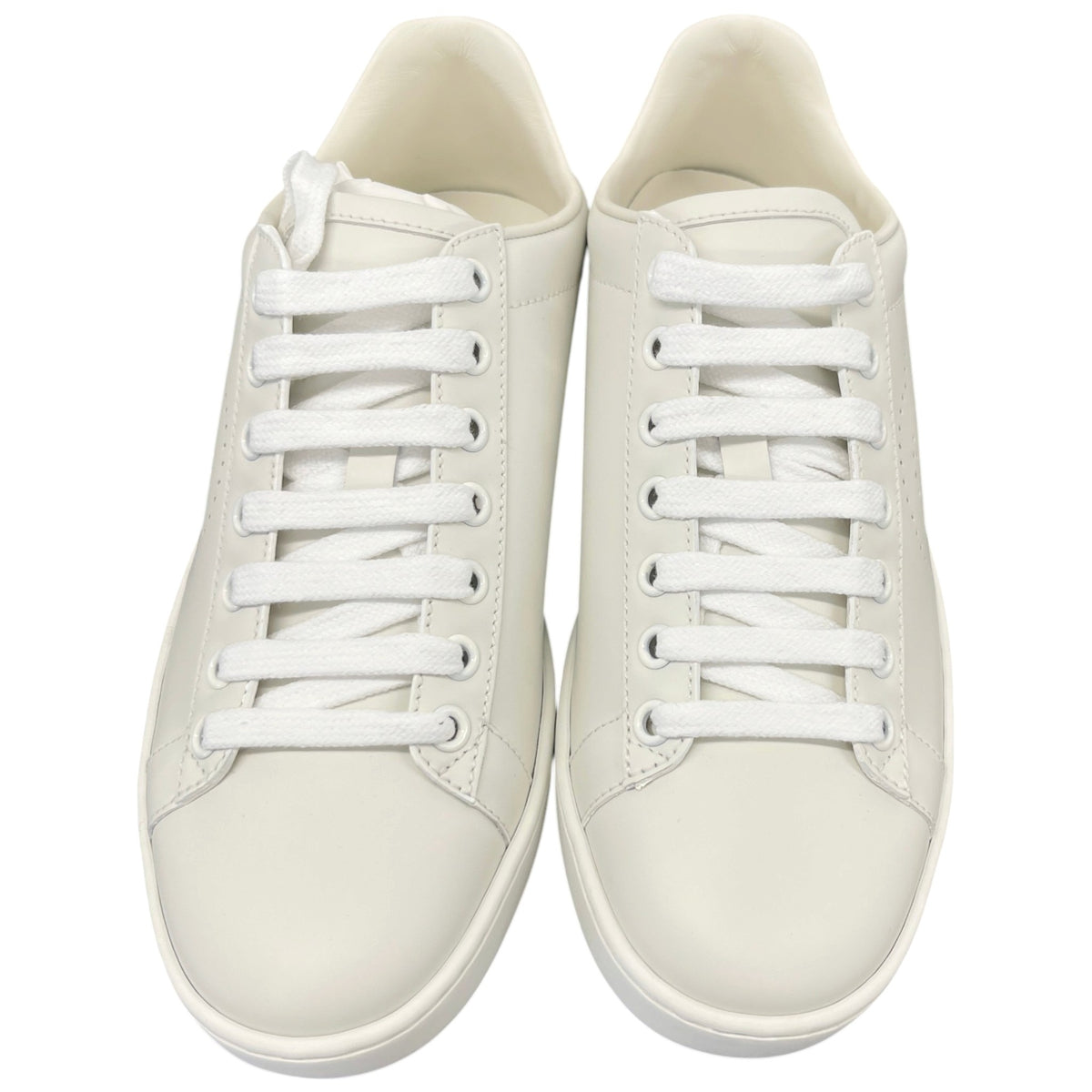 Women's Ace Perforated Interlocking GG Low Trainers White Size UK 2.5 / EU 35.5 - Photo 6