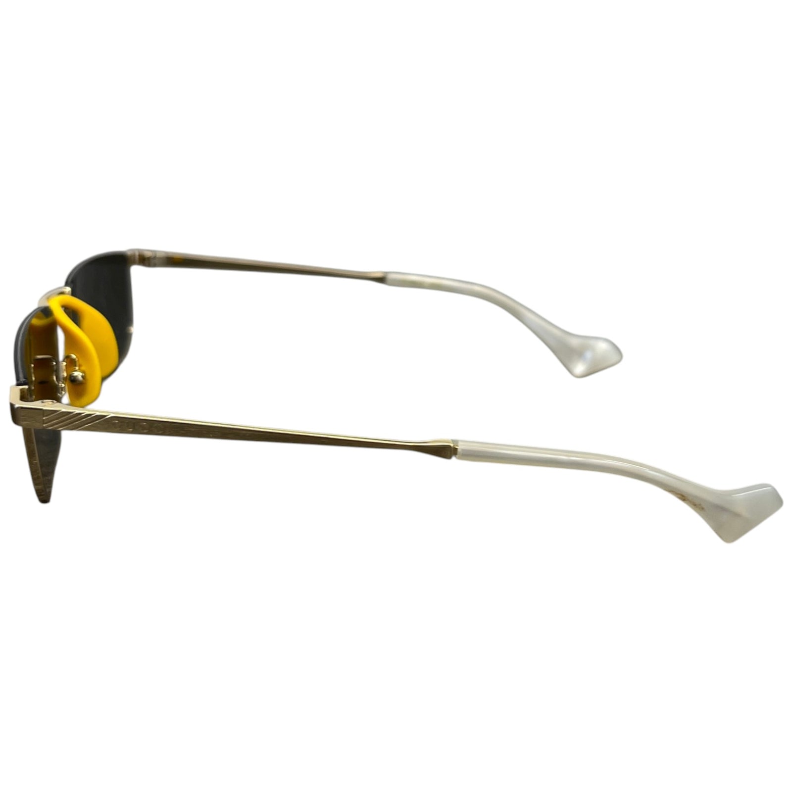 Men's GG0627S Sunglasses Gold - Photo 6