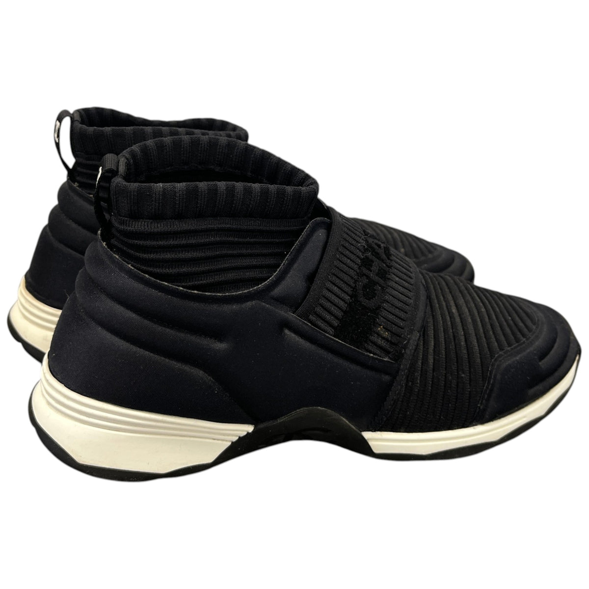 Women's CC Runner Sock Low Trainers Black Size UK 6.5 / EU 39.5 - Photo 8