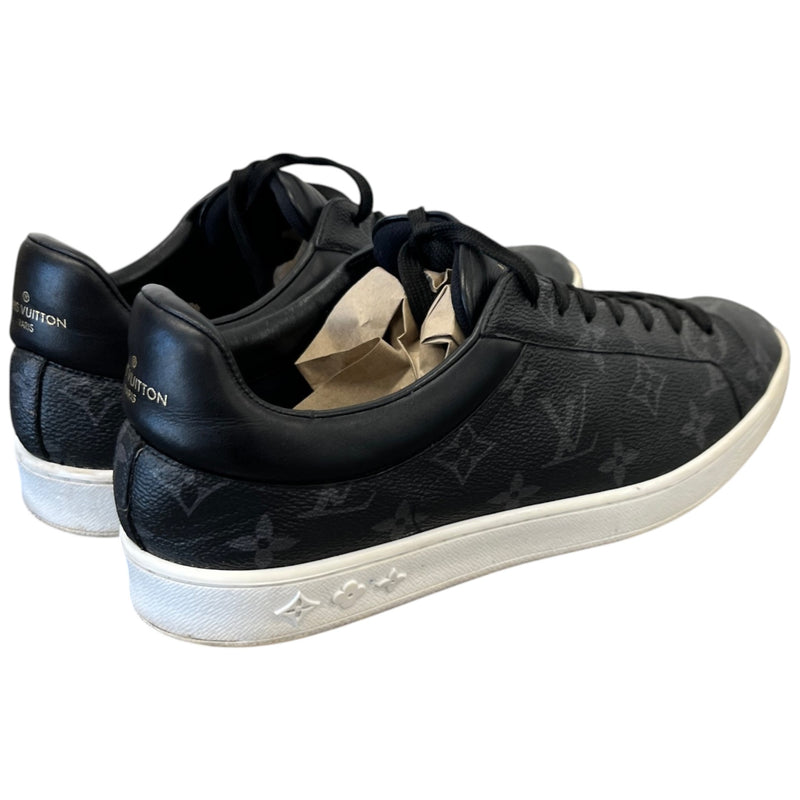 Men's Monogram Eclipse Luxembourg Low Trainers Grey Size EU 41 / UK 7