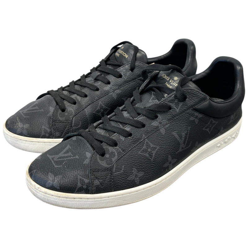 Men's Monogram Eclipse Luxembourg Low Trainers Grey Size EU 41 / UK 7