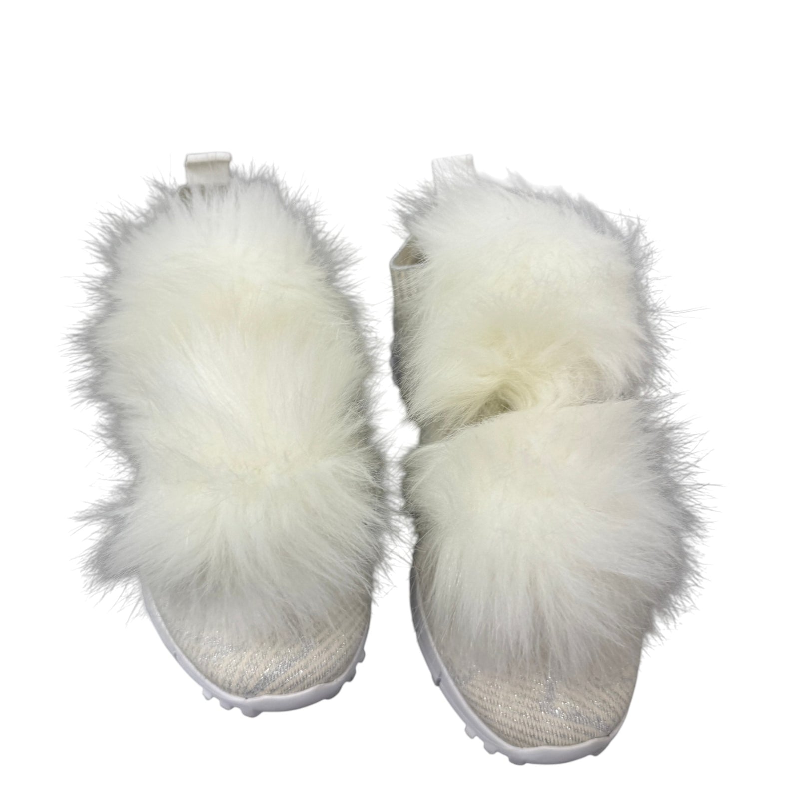 Women's Pom Pom Embellishment Low Trainers White Size UK 4 / EU 37 - Photo 6
