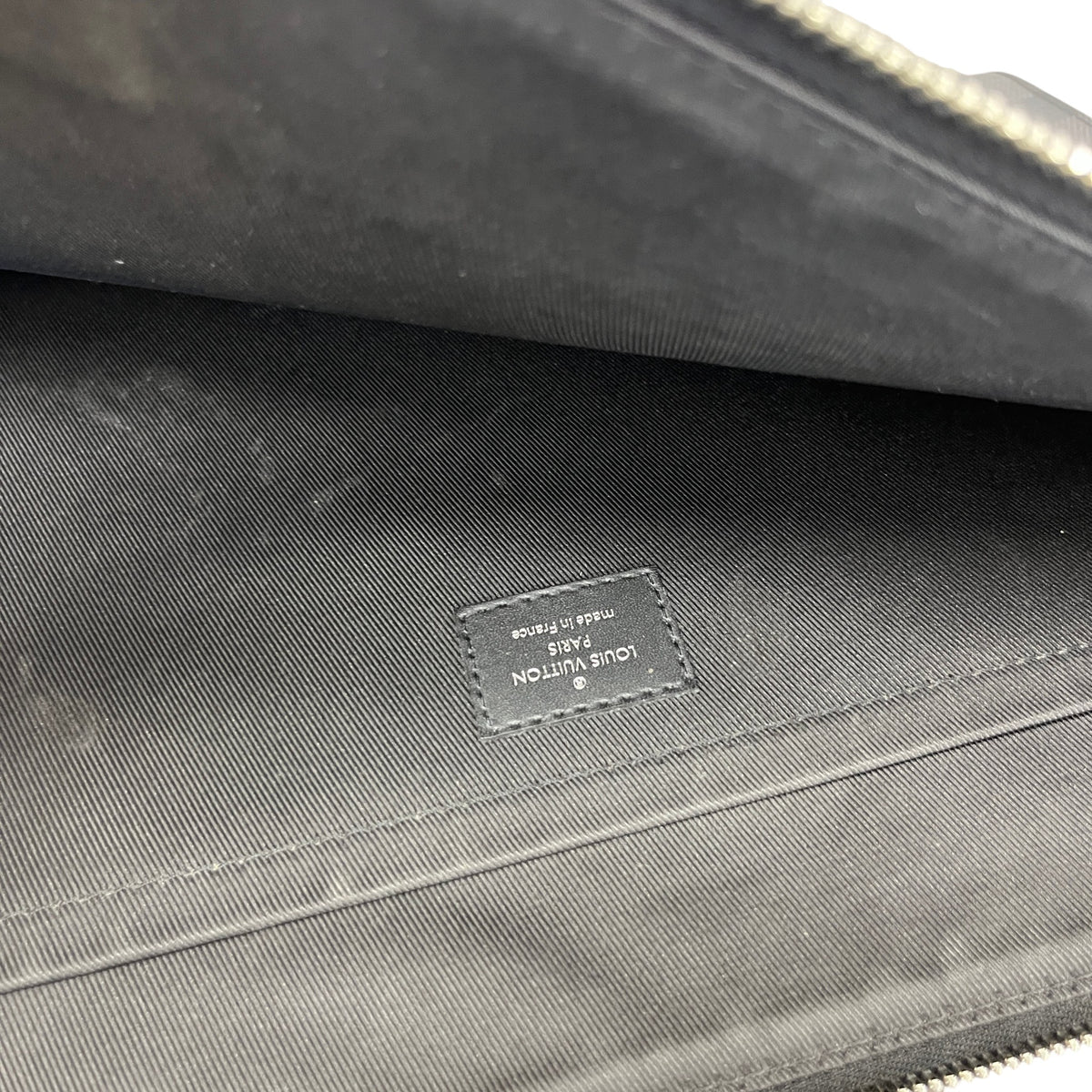 Men's Damier Graphite Pochette Jour GM Pouch Black - Photo 9