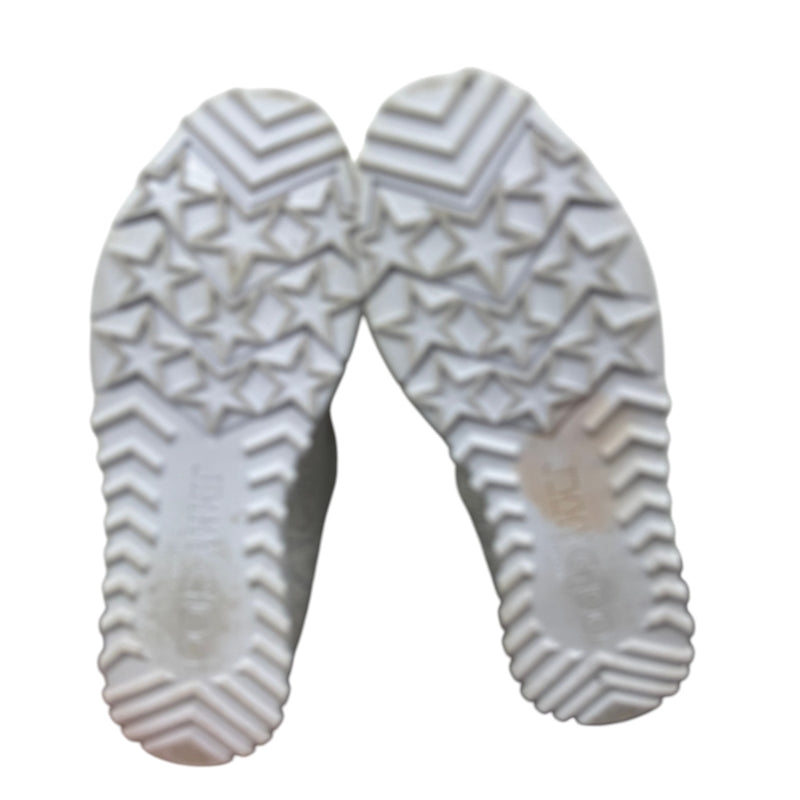 Women's Pom Pom Embellishment Low Trainers White Size UK 4 / EU 37