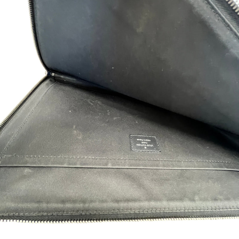 Men's Damier Graphite Pochette Jour GM Pouch Black