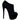 Women's Peep Toe Ankle Boots Heels Black Size EU 37.5 / UK 4.5