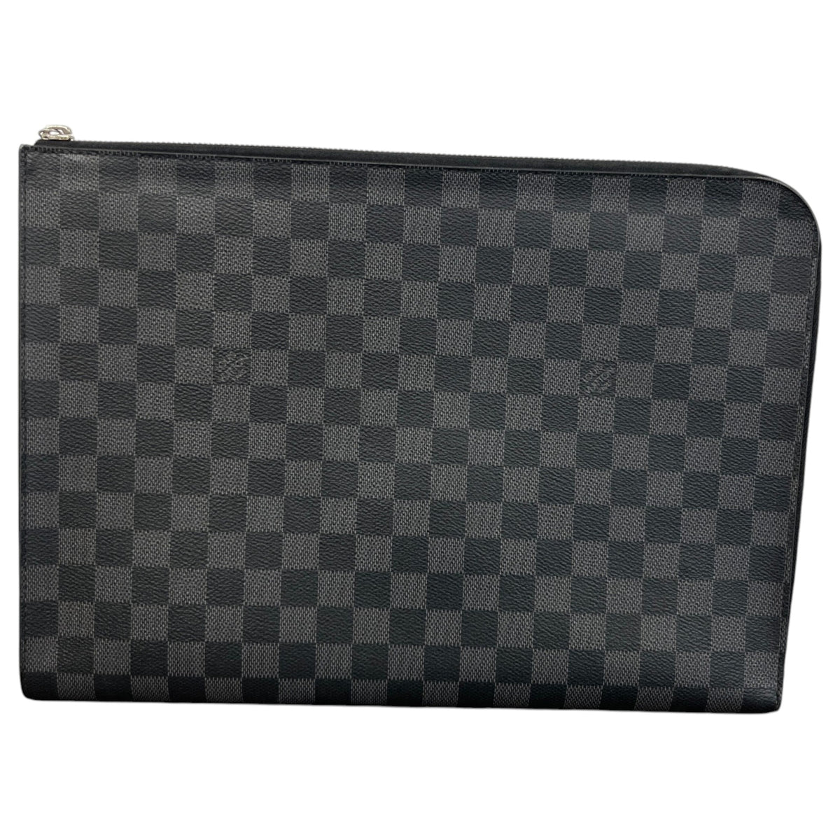Men's Damier Graphite Pochette Jour GM Pouch Black - Photo 1