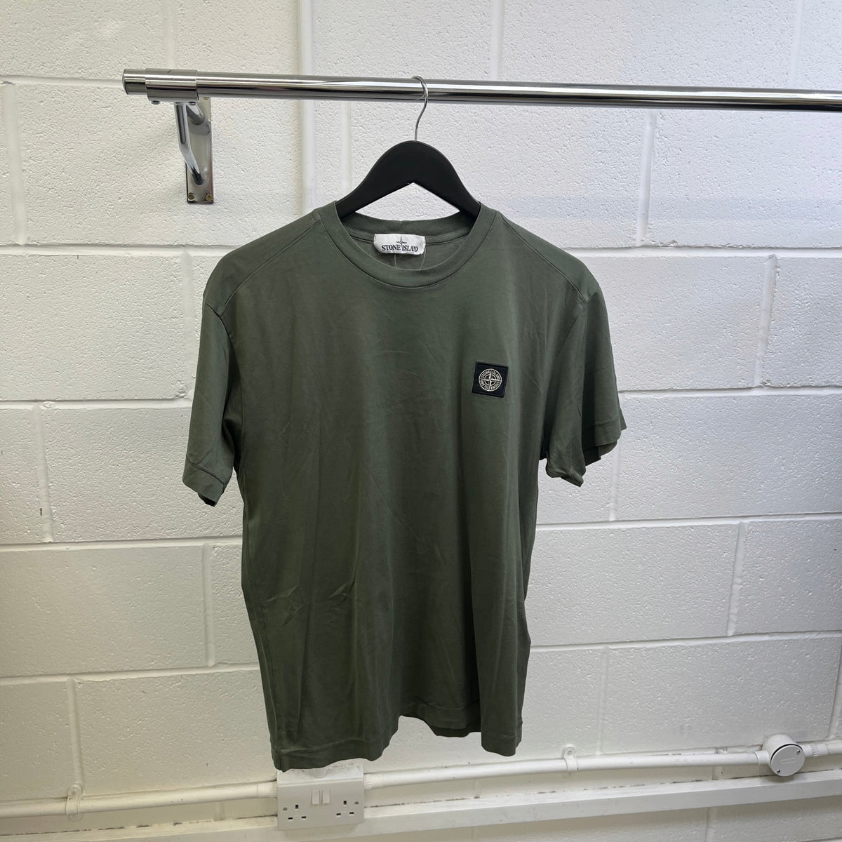 Men's Compass Logo T-Shirt Green Size M - Photo 8