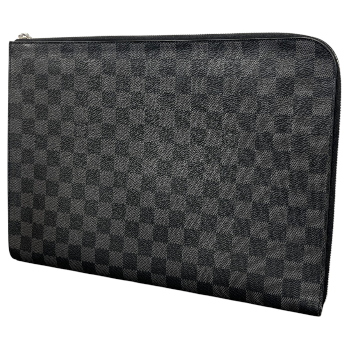 Men's Damier Graphite Pochette Jour GM Pouch Black - Photo 4