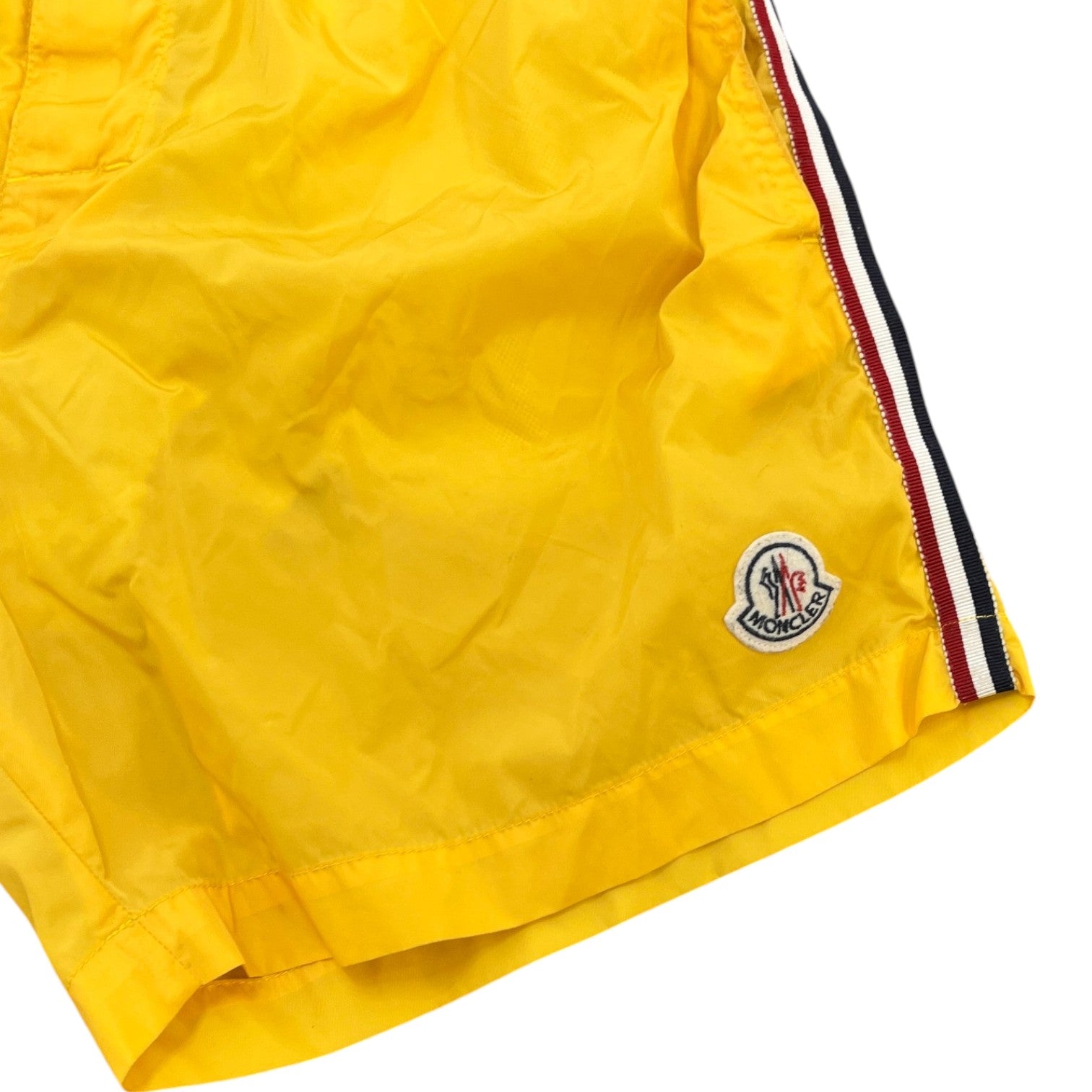 Men's Patch Logo Swim Shorts Yellow Size M - Photo 5