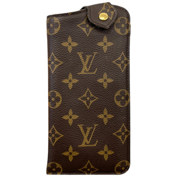 Women's Monogram Sunglasses Case Phone Case Brown