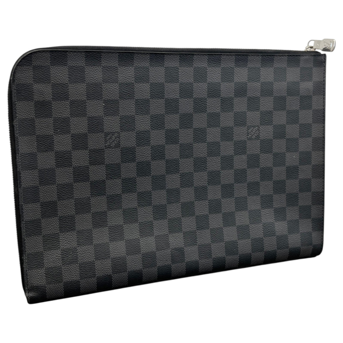 Men's Damier Graphite Pochette Jour GM Pouch Black - Photo 5