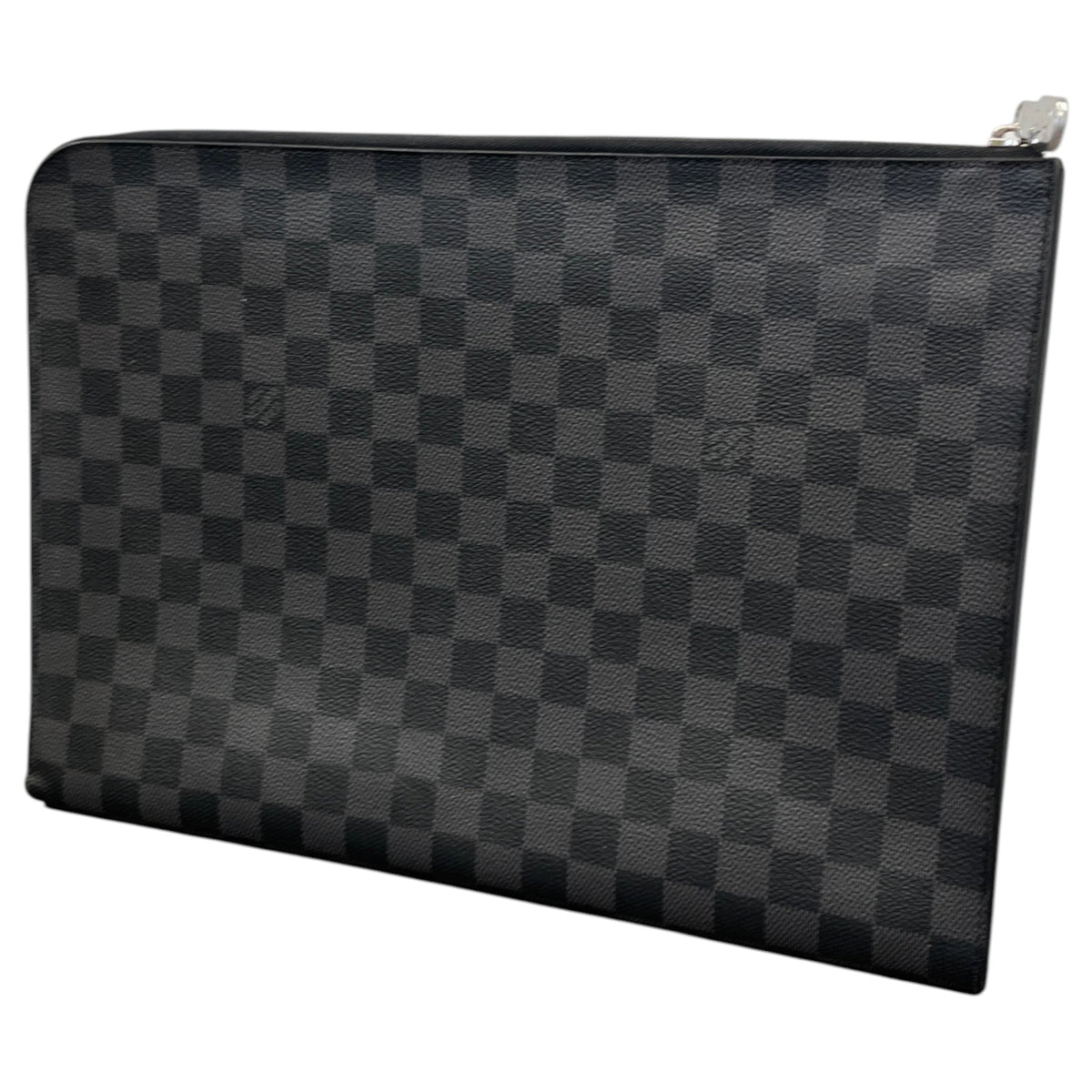 Men's Damier Graphite Pochette Jour GM Pouch Black - Photo 6