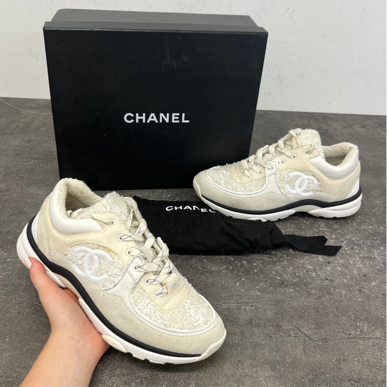 Women's Cc Runner Low Trainers White Size EU 38.5 / UK 5.5 - Photo 12