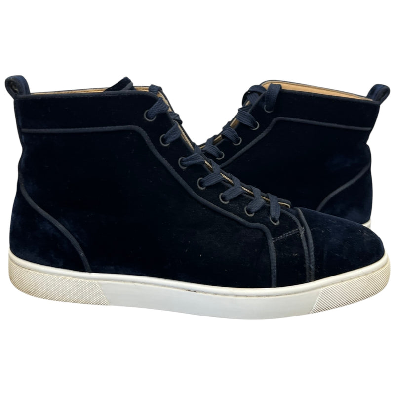 Men's Louis Orlato Flat High Trainers Navy Size EU 43 / UK 9
