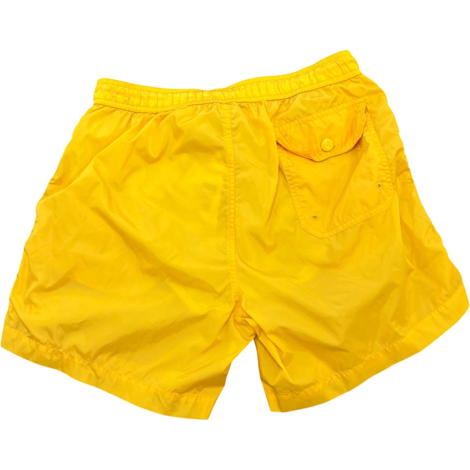 Men's Patch Logo Swim Shorts Yellow Size M - Photo 2