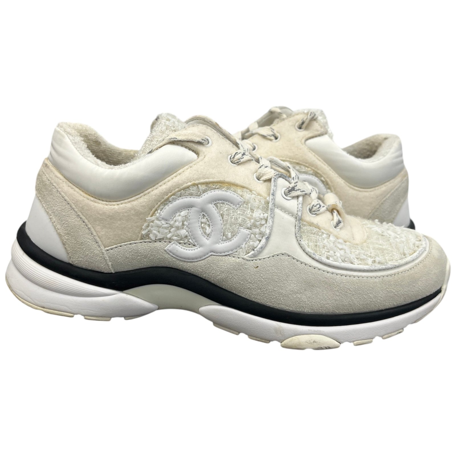 Women's Cc Runner Low Trainers White Size EU 38.5 / UK 5.5 - Photo 3