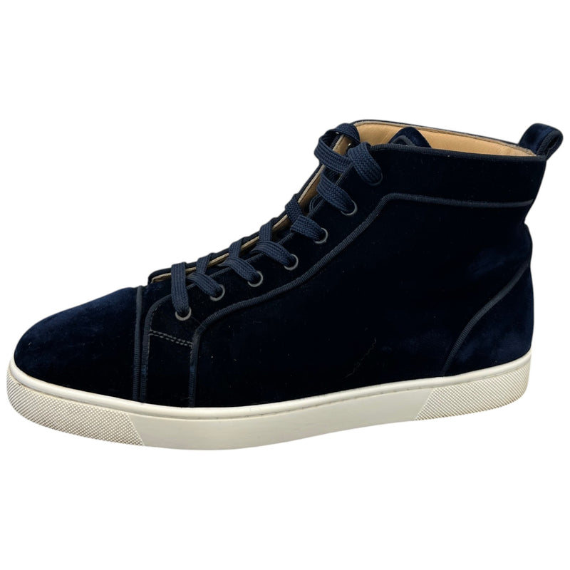 Men's Louis Orlato Flat High Trainers Navy Size EU 43 / UK 9