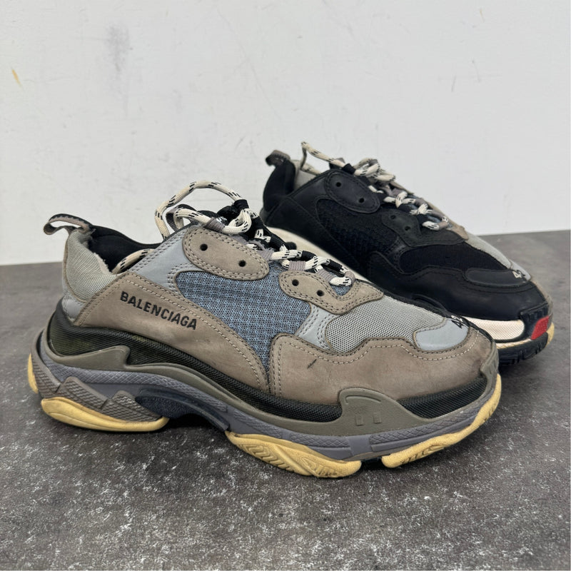 Men's Spit Triple S Low Trainers Multi-Coloured Size UK 8 / EU 42