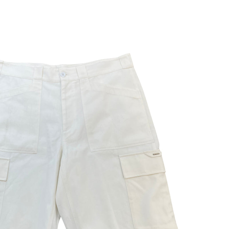 Men's Cargo Shorts Cream Size L / W34