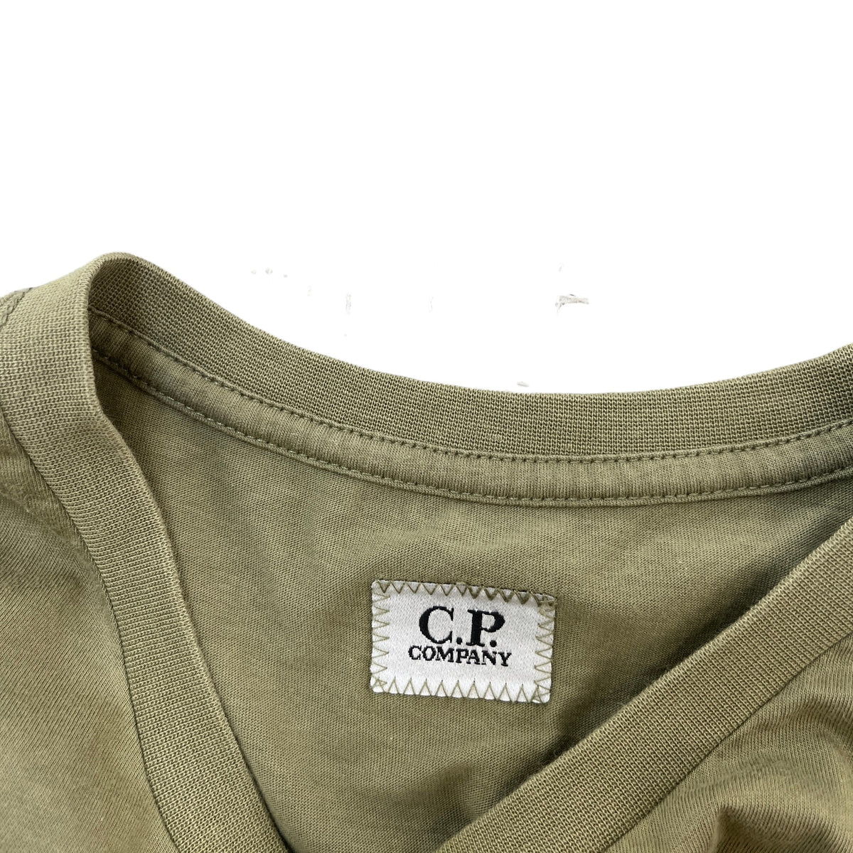 Men's Logo Print T-Shirt Green Size M - Photo 7