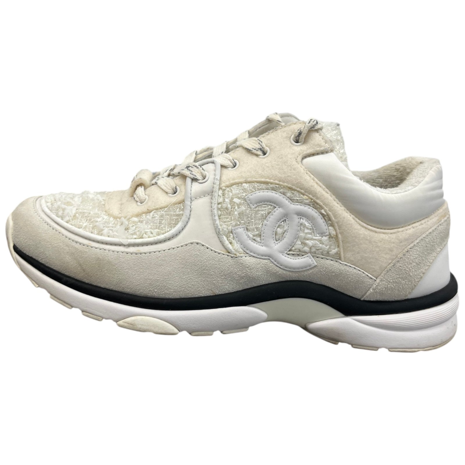Women's Cc Runner Low Trainers White Size EU 38.5 / UK 5.5 - Photo 5
