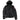 Men's Crofton Hoodie Down Jacket Black Size S