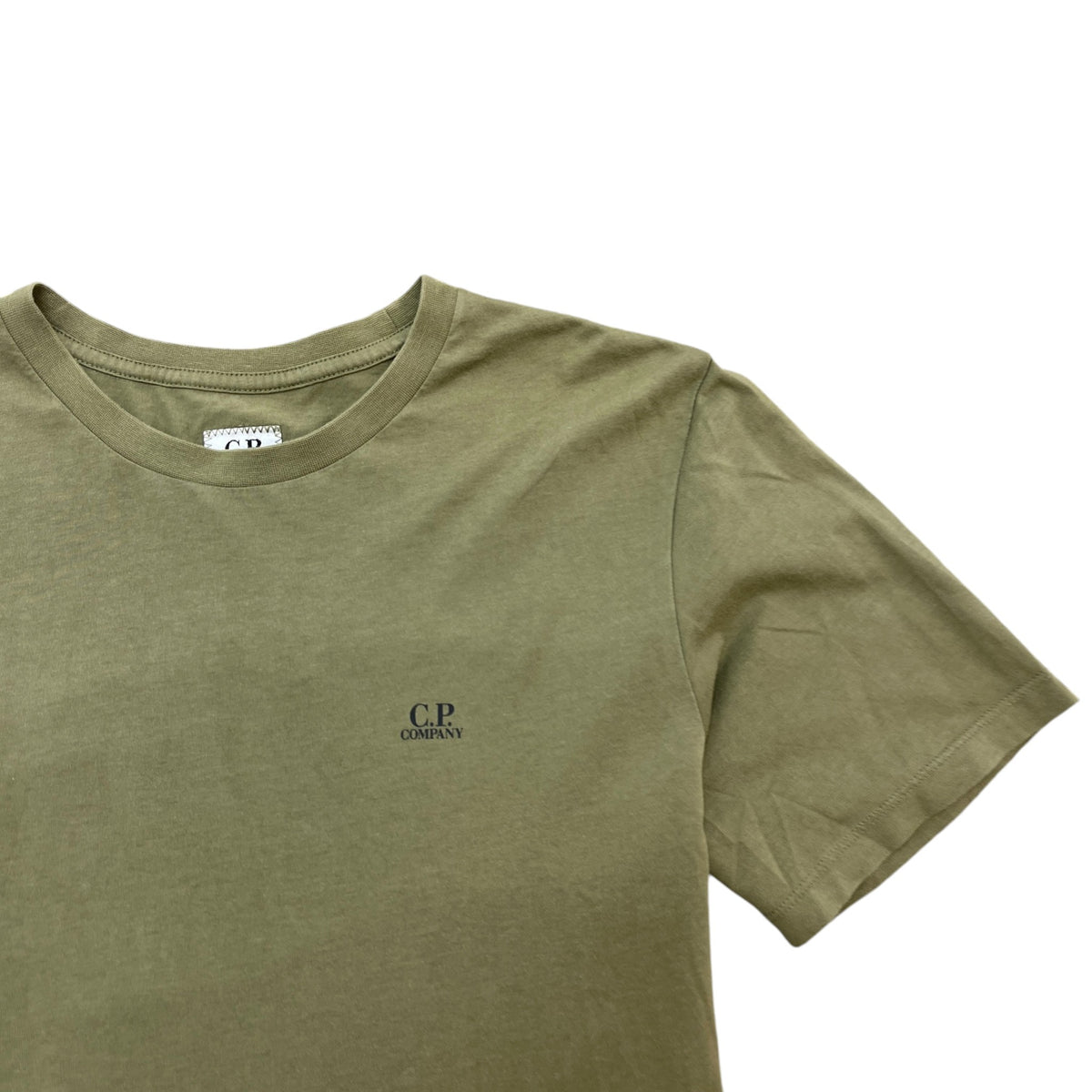 Men's Logo Print T-Shirt Green Size M - Photo 5