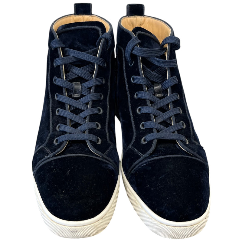 Men's Louis Orlato Flat High Trainers Navy Size EU 43 / UK 9