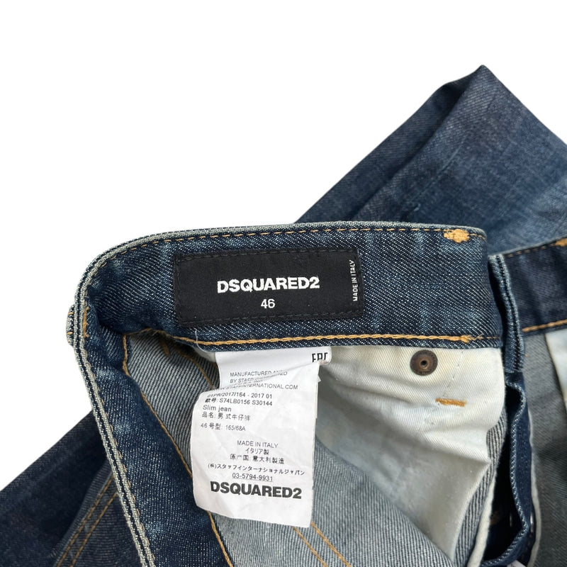 Men's Slim Jeans Blue Size IT 46 / UK 30