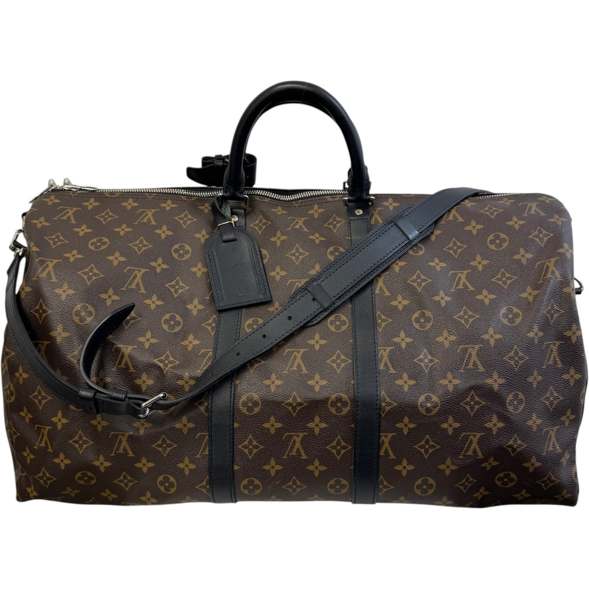 Men's Keepall Bandoulière 55 Travel Bag Brown - Photo 1